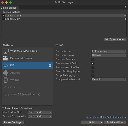 Build Settings - Client-Android